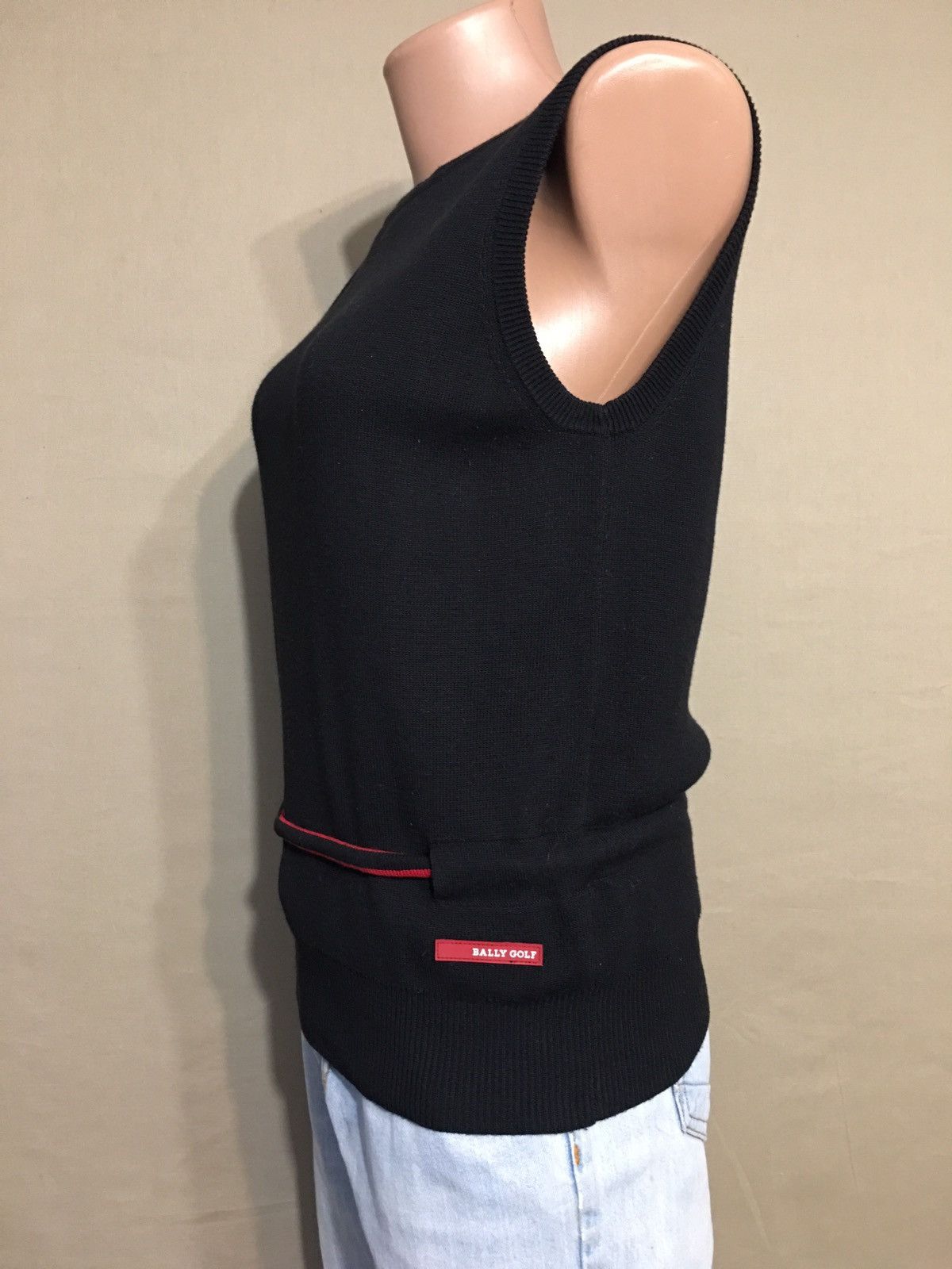 Bally BALLY Golf Black Knit Vest Womens Size EU 38 Size M / US 6-8 / IT 42-44 - 4 Thumbnail