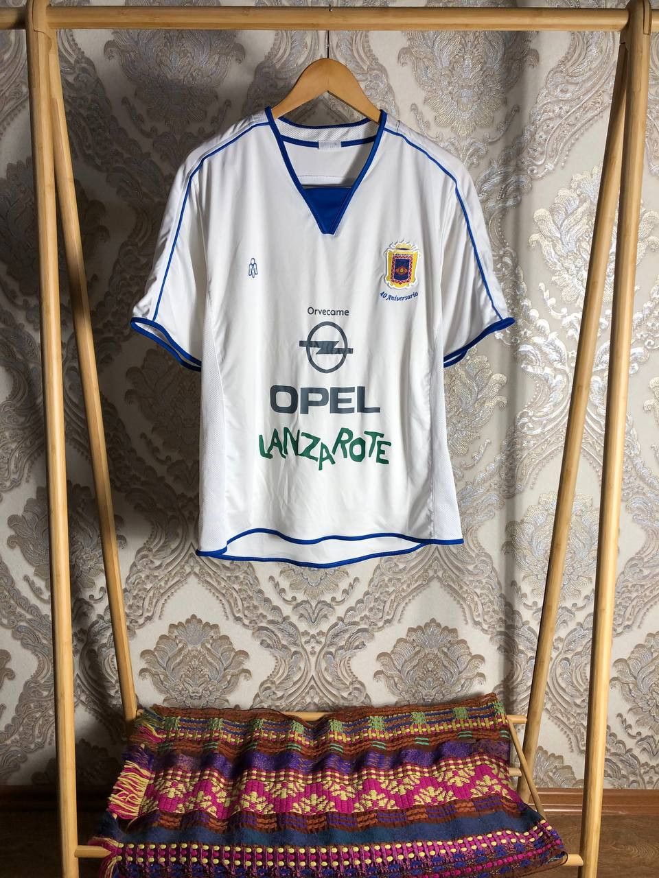 Vintage Very Rare FC Lanzarote Spain Retro Soccer Jersey Y2K 90s Size US M / EU 48-50 / 2 - 2 Thumbnail