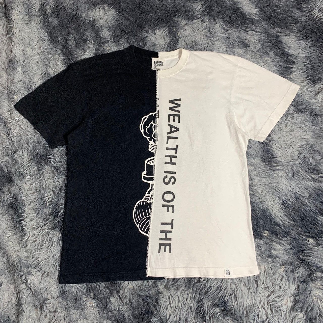Billionaire Boys Club RARE Billionaire Boys Club Split Logo Tee Pharrell Nigo Size US L / EU 52-54 / 3 - 1 Thumbnail