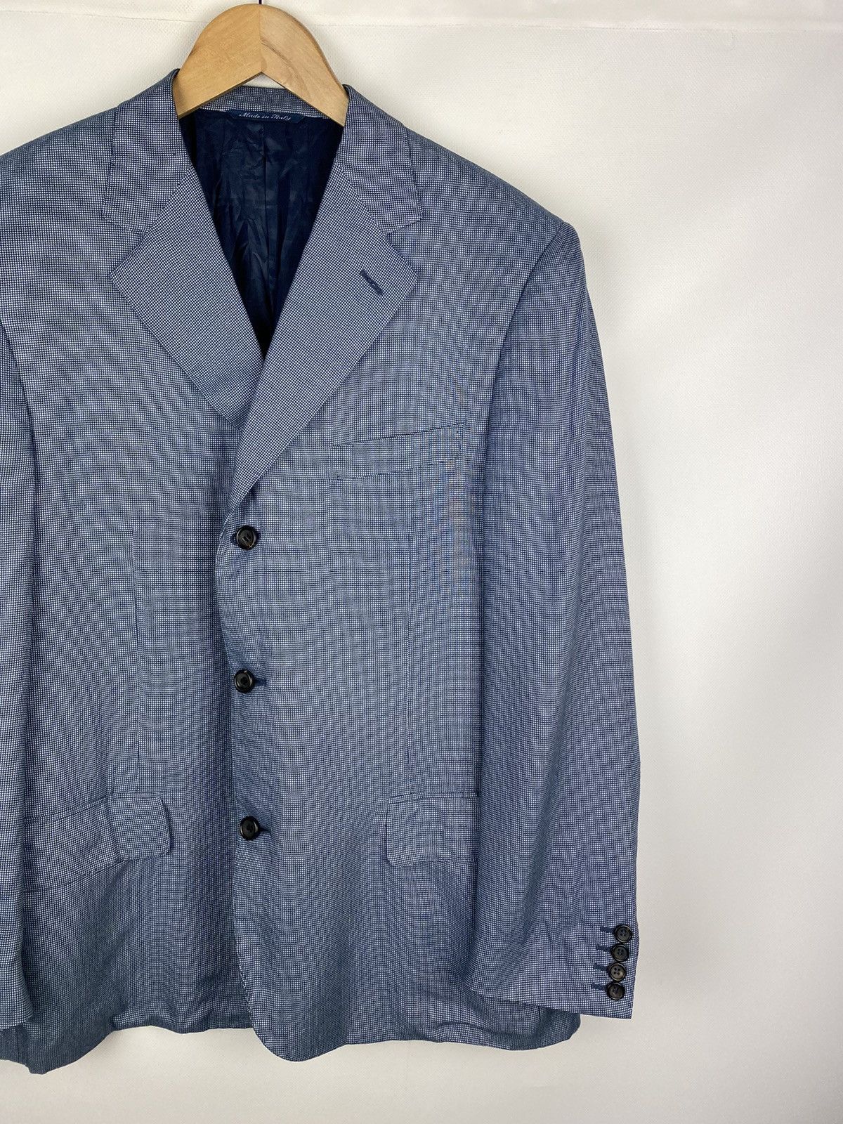 Canali Canali men’s bamboo blazer jacket sport coat size US 42 Size 42R - 3 Thumbnail