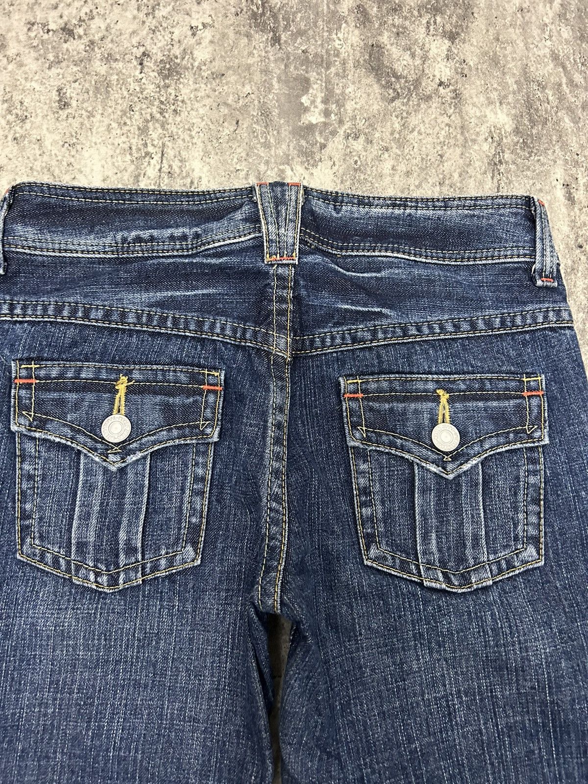 If Six Was Nine × Japanese Brand × Le Grande Bleu (L.G.B.) Happy Face Bobson japan Flare jeans Size US 30 / EU 46 - 7 Thumbnail