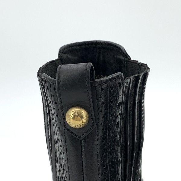 Louis Vuitton Louis Vuitton Black Baroque Ankle Boots for Women -2505 Size US 6 / IT 36 - 6 Thumbnail