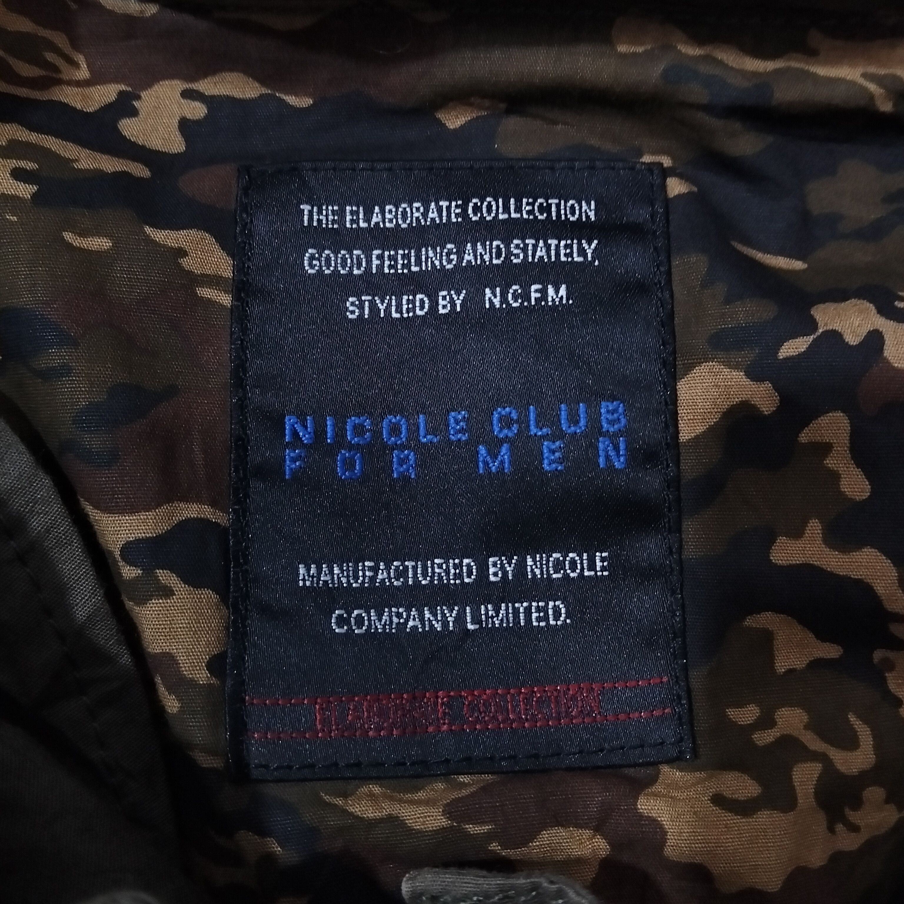 Japanese Brand × Nicole Club 🔥 90's Camo Hooded Parka Nicole Club for Men 🔥 Size US M / EU 48-50 / 2 - 2 Thumbnail