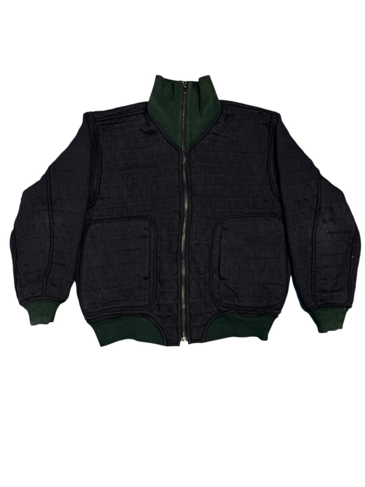 Issey Miyake Vintage 80s Issey Skyline Reversible Bomber Jacket Size US L / EU 52-54 / 3 - 3 Thumbnail