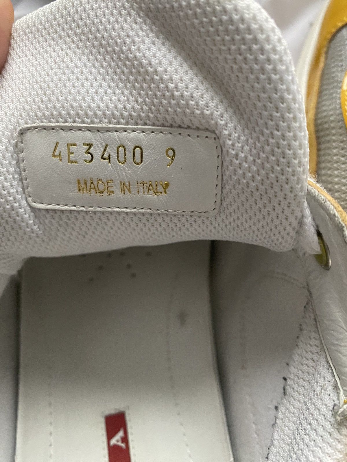 Prada Prada Cup Sneaker “Gold Argento” Size US 10 / EU 43 - 14 Thumbnail