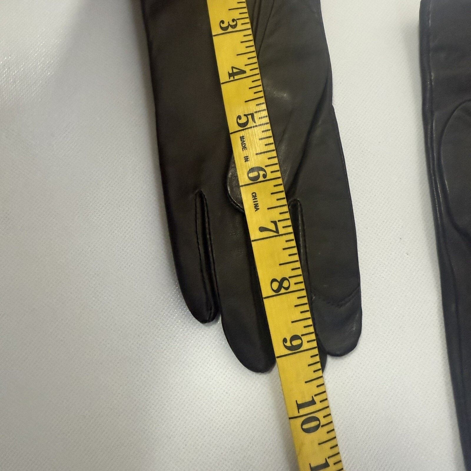 Other Grandoe Gloves Brown Leather Cashmere LambsWool Driving Size ONE SIZE - 6 Thumbnail