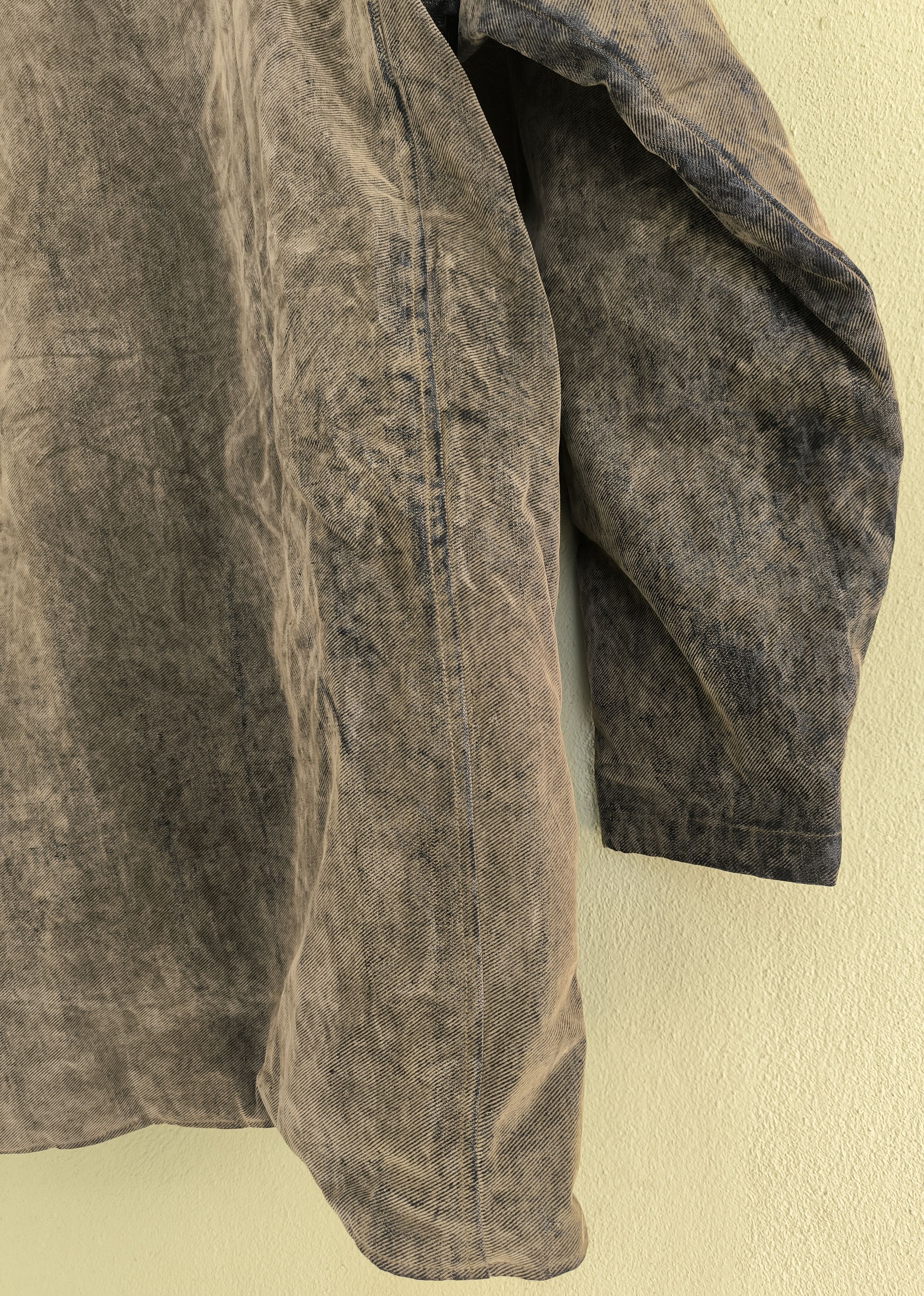 In The Attic IN THE ATTIC fur hoodie distressed waxed jacket Size US L / EU 52-54 / 3 - 11 Thumbnail