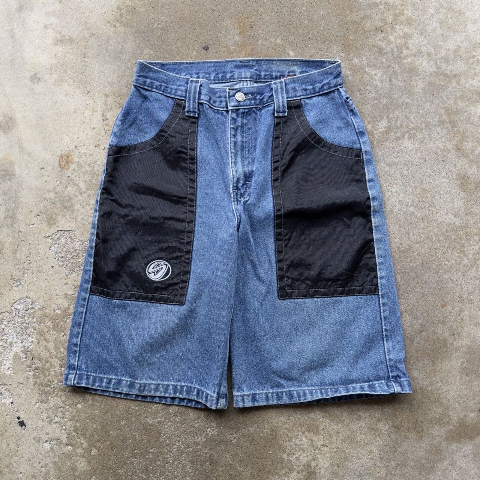 Vintage Vintage Sonoma Faded Baggy Denim Skater Shorts Jnco Size US 27 - 1 Thumbnail