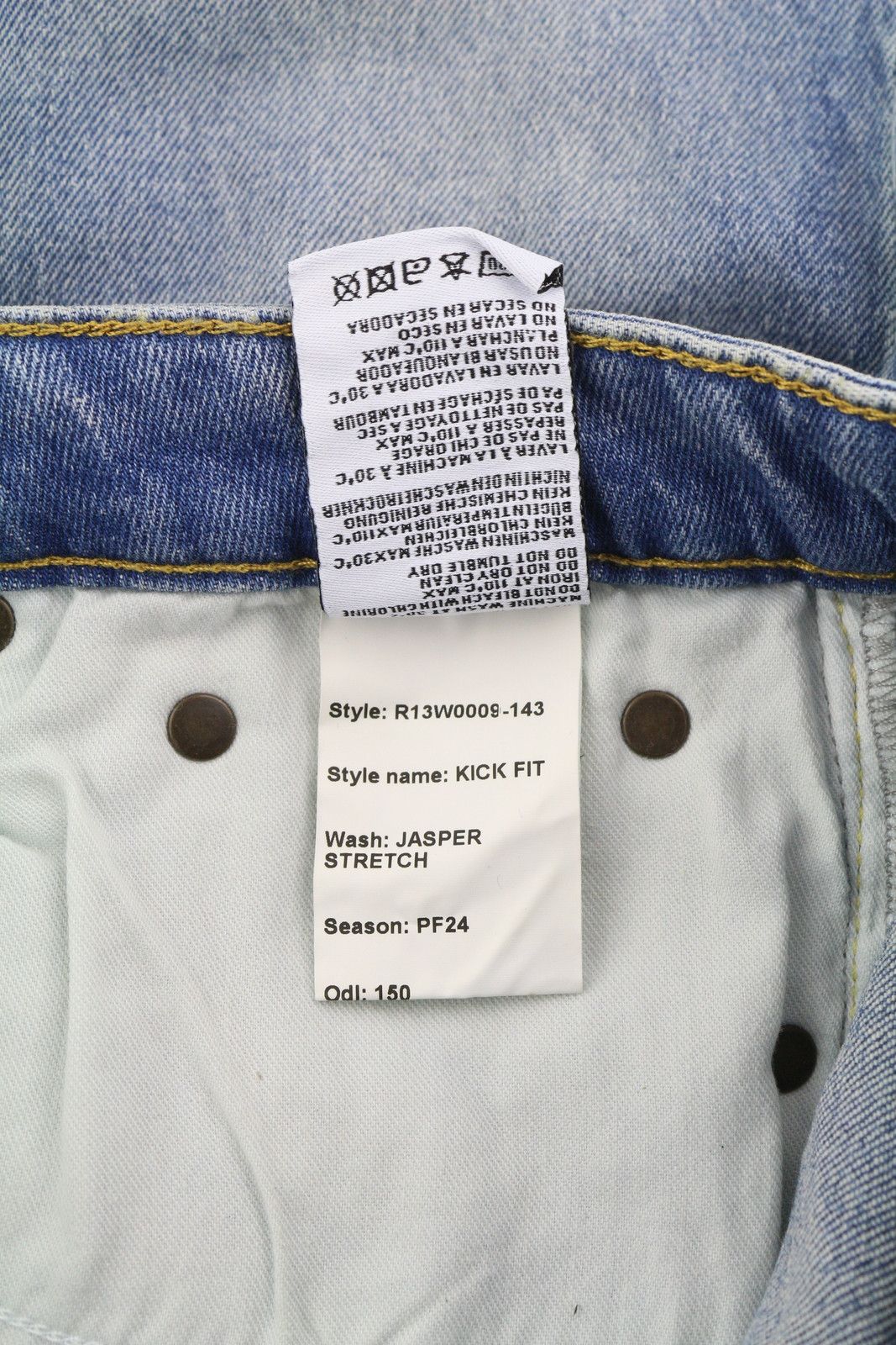 R13 KICK 27 Bootcut Fit Ankle Length Jasper Stretch 84420 Size 27" / US 4 / IT 40 - 10 Thumbnail