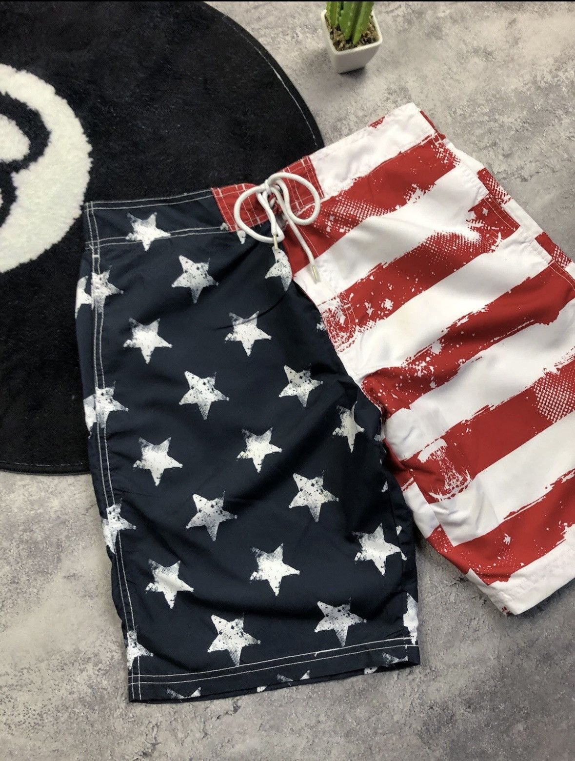 Other AMERICAN FLAG Hype Streetwear Casual Y2k Hype Shorts Rare Size US 26 / EU 42 - 3 Thumbnail