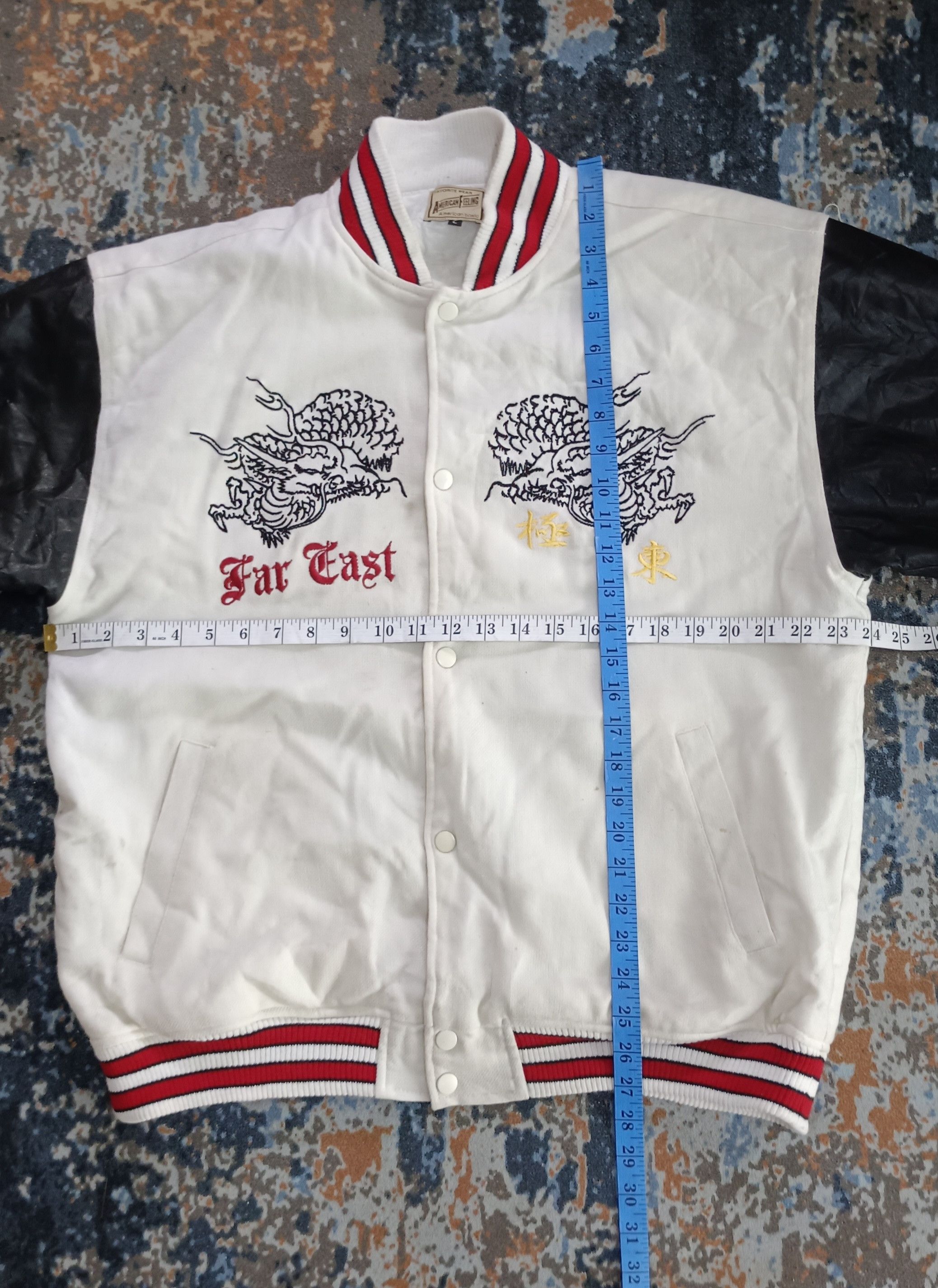 Japanese Brand 🔥Far East Sukajan Embroidered Logo Jacket Size US XL / EU 56 / 4 - 15 Thumbnail