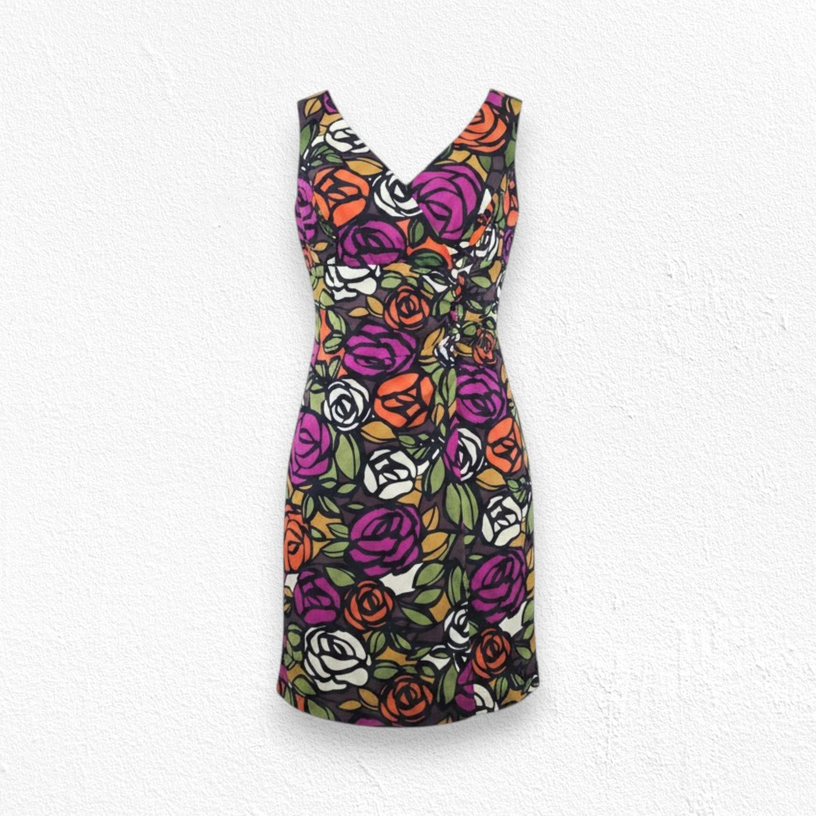 Vintage Y2K R&K Originals Graphic Floral Dress Size 12 Size XL / US 12-14 / IT 48-50 - 1 Thumbnail