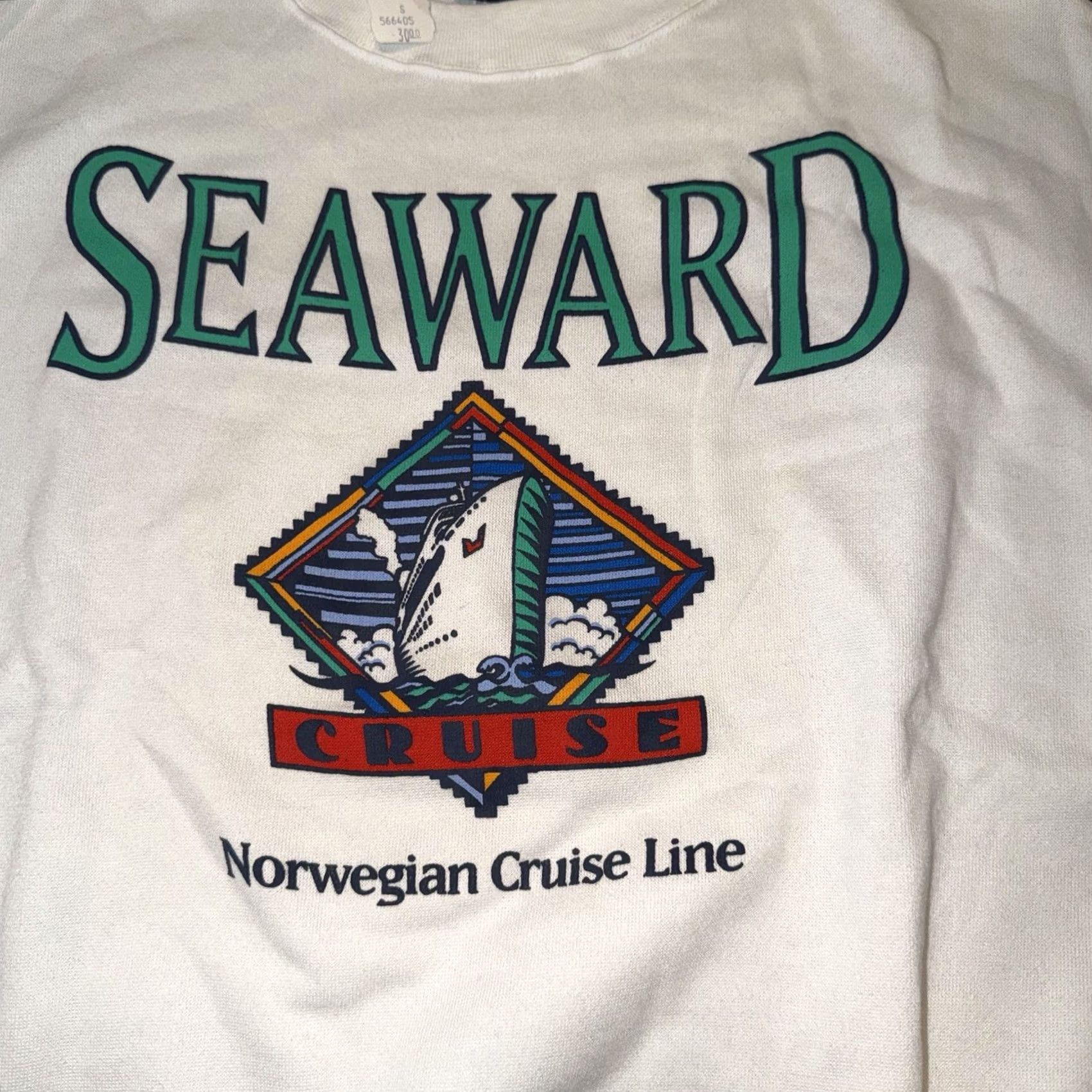 Vintage VINTAGE Norwegian Cruise Line Sweatshirt Seaward Made In USA NEW Size US XL / EU 56 / 4 - 2 Thumbnail