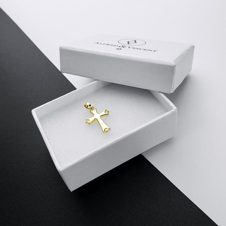 Other St. Thomas Botonee Modern Cross 14k Yellow Gold Pendant Size ONE SIZE - 2 Thumbnail