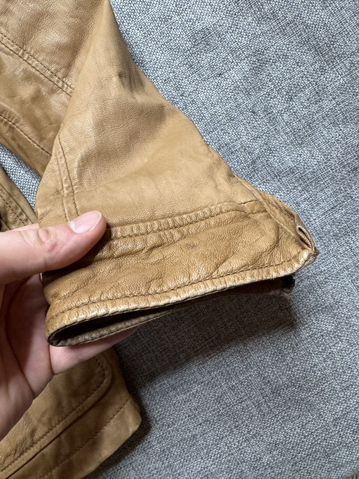 Tommy Hilfiger Vintage Tommy Hilfiger Tailored leather jacket L Size US L / EU 52-54 / 3 - 2 Thumbnail