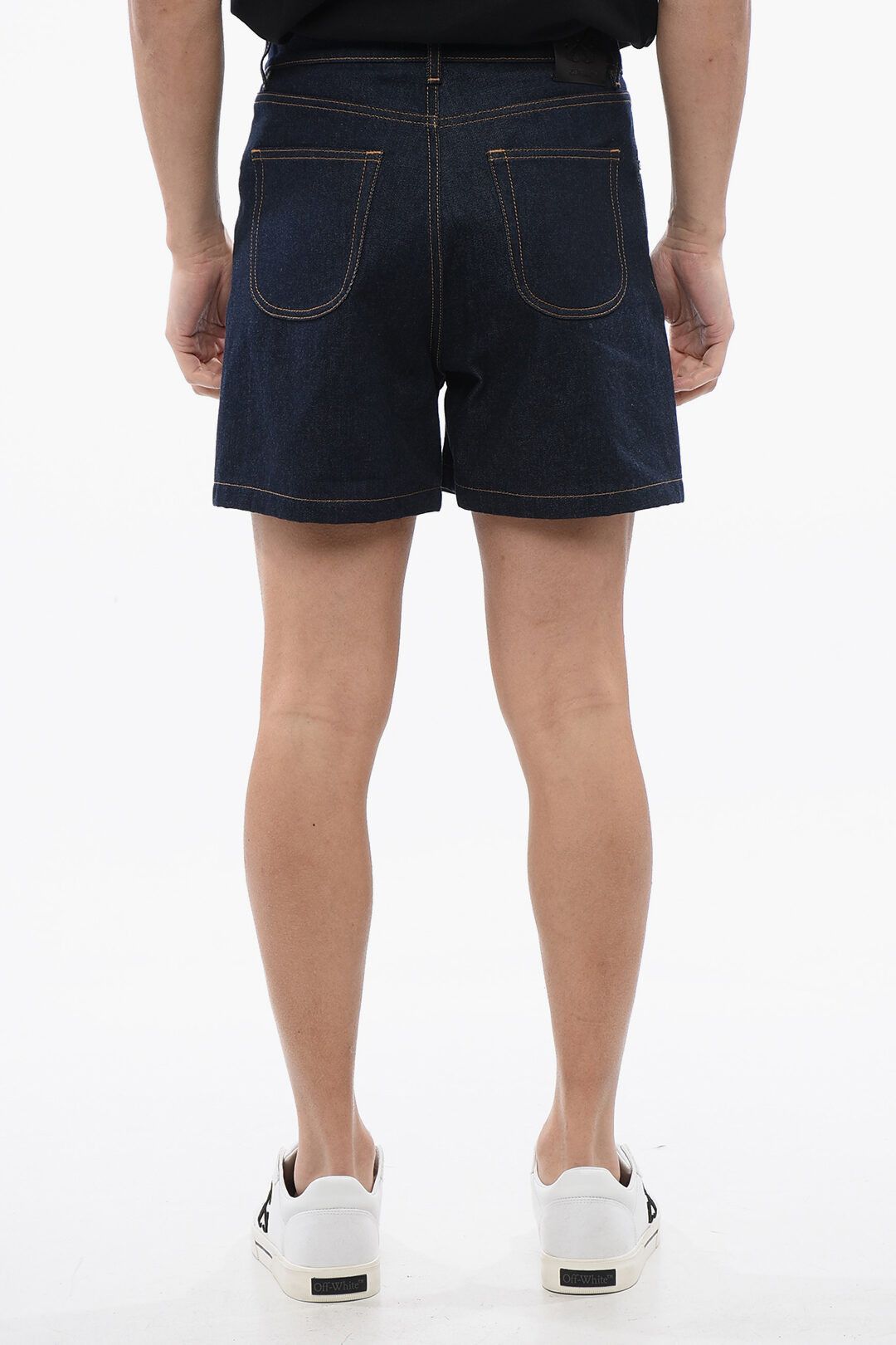 Off-White og1mm1025 Denim Short in Blue Size US 32 / EU 48 - 2 Thumbnail