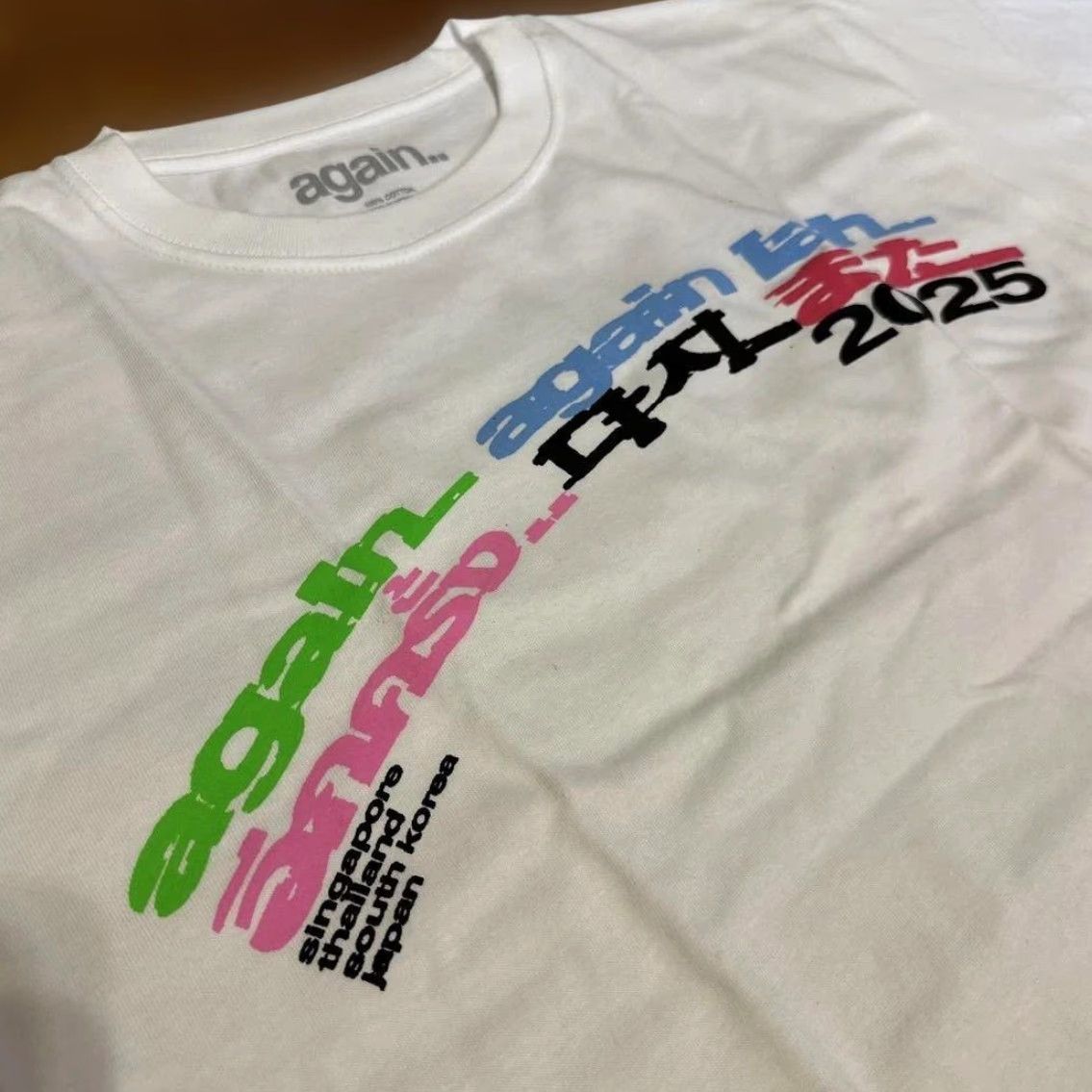 FRED fred again 2025 Fuji Rock shirt short sleeve multi color Size L Men T-Shirt Japan Size US L / EU 52-54 / 3 - 2 Thumbnail