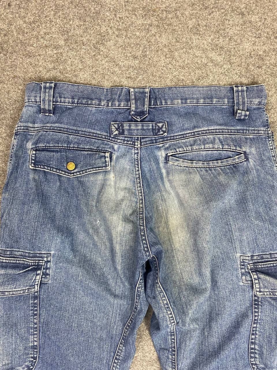 Japanese Brand japanese brand cargo denim distressed Size US 36 / EU 52 - 3 Thumbnail