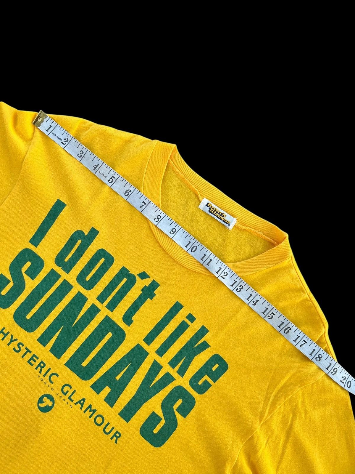 Hysteric Glamour Vintage Hysteric Glamour I dont Like Sunday Shirt Size US S / EU 44-46 / 1 - 9 Thumbnail