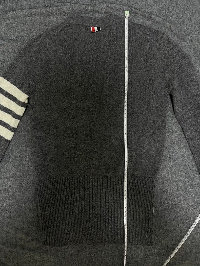 Thom Browne Thom Browne Medium grey cashmere knitwear Size XS / US 0-2 / IT 36-38 - 7 Thumbnail