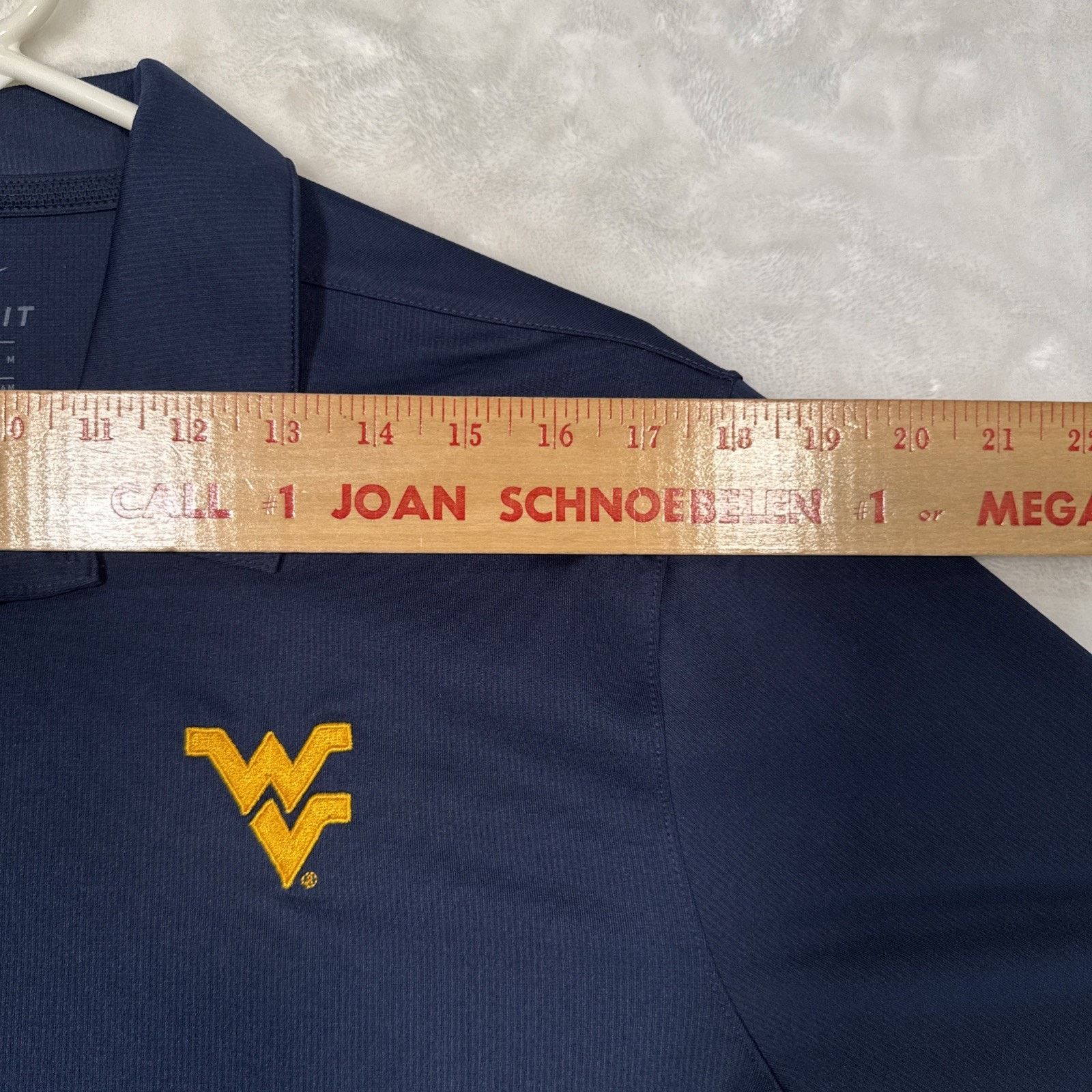 Nike NIKE STANDARD DRI-FIT WVU WEST VIRGINIA MOUNTAINEERS POLO Size US M / EU 48-50 / 2 - 7 Thumbnail