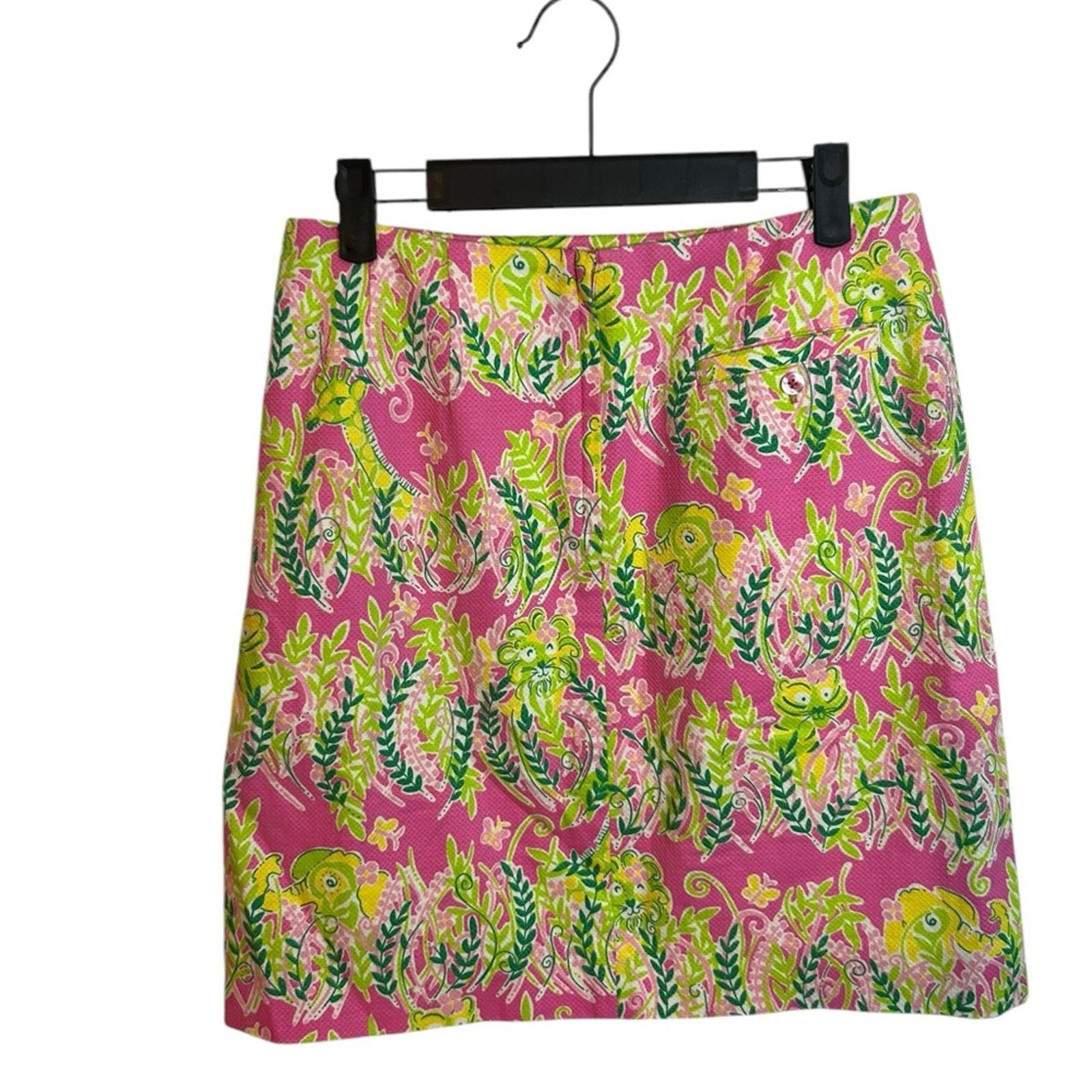 Lilly Pulitzer Lilly Pulitzer Millionaire’s Row Animal Jungle Print Skirt Size 30" / US 8 / IT 44 - 2 Thumbnail