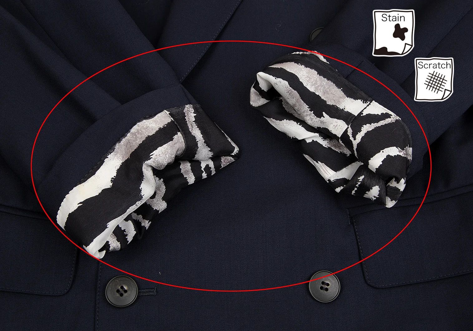 Jean Paul Gaultier Wool Peak Lapel Double Jacket in Navy, Size M Size US M / EU 48-50 / 2 - 10 Thumbnail
