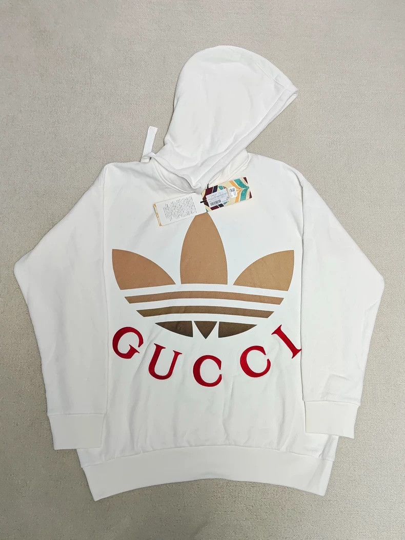 Gucci Gucci Adidas Loog letter print casual hooded loose sweatshi Size US M / EU 48-50 / 2 - 1 Thumbnail
