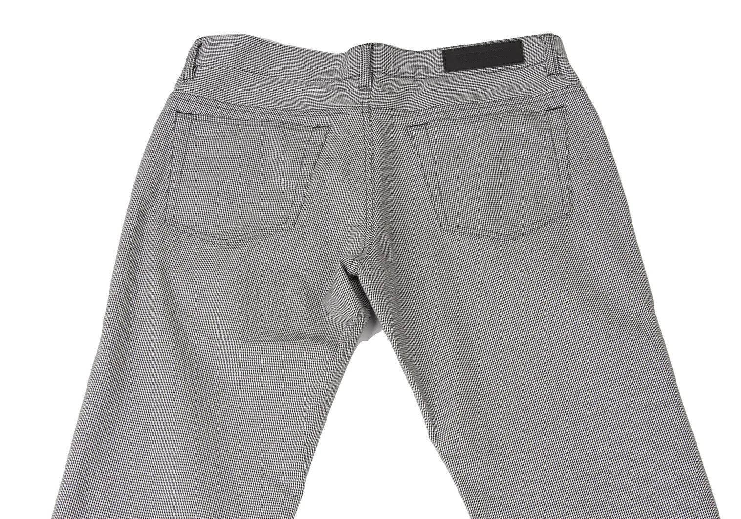 Burberry Cotton/Polyester Puppy Tooth Pants in Black and White Size US 38 / EU 54 - 10 Thumbnail