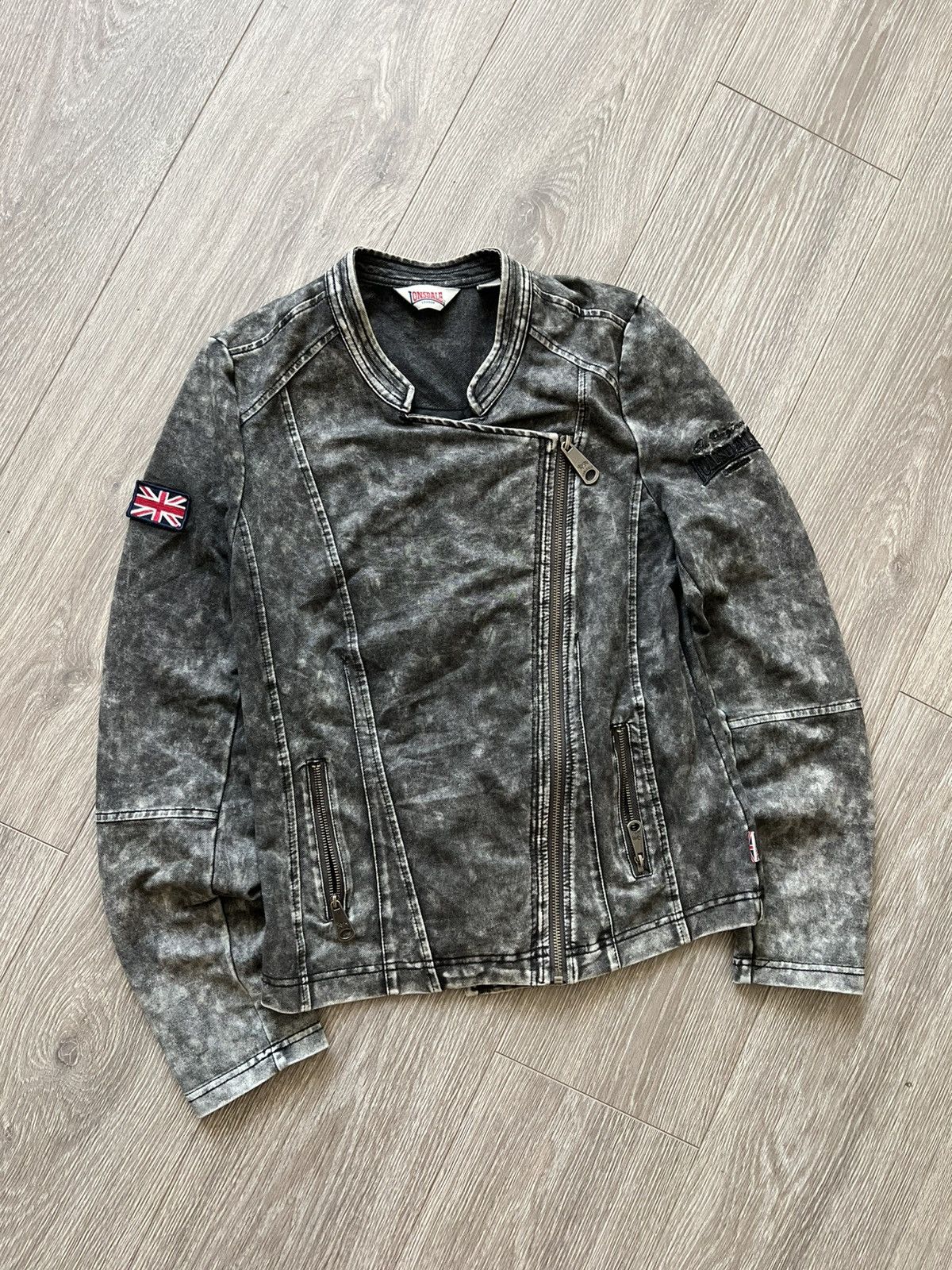 Lonsdale Vintage Lonsdale Moto Jacket Biker Cotton Size S / US 4 / IT 40 - 2 Thumbnail