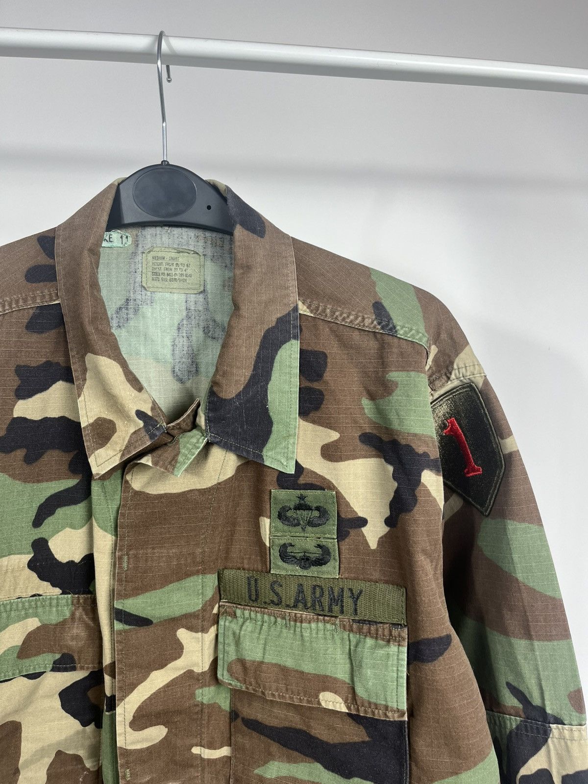 Other US Army Woodland Camo Field Jacket Medium Short Size US M / EU 48-50 / 2 - 3 Thumbnail