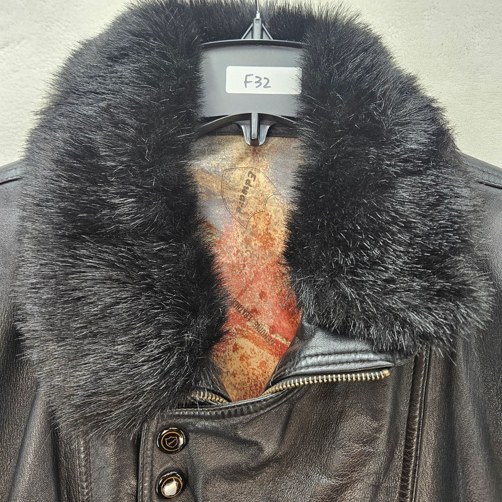 Edward Cuming EDWARD MEN'S LARGE VINTAGE 90S GENUINE LEATHER JACKET Size US L / EU 52-54 / 3 - 2 Thumbnail