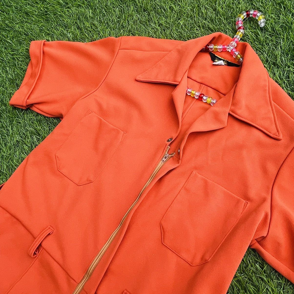If Six Was Nine × Vintage Vintage Double Collar Work Wear Overall Size M / US 6-8 / IT 42-44 - 5 Thumbnail
