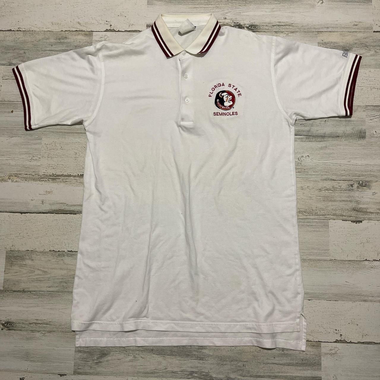 NCAA Vintage Florida State University FSU Seminoles Polo XL Size US XL / EU 56 / 4 - 1 Thumbnail