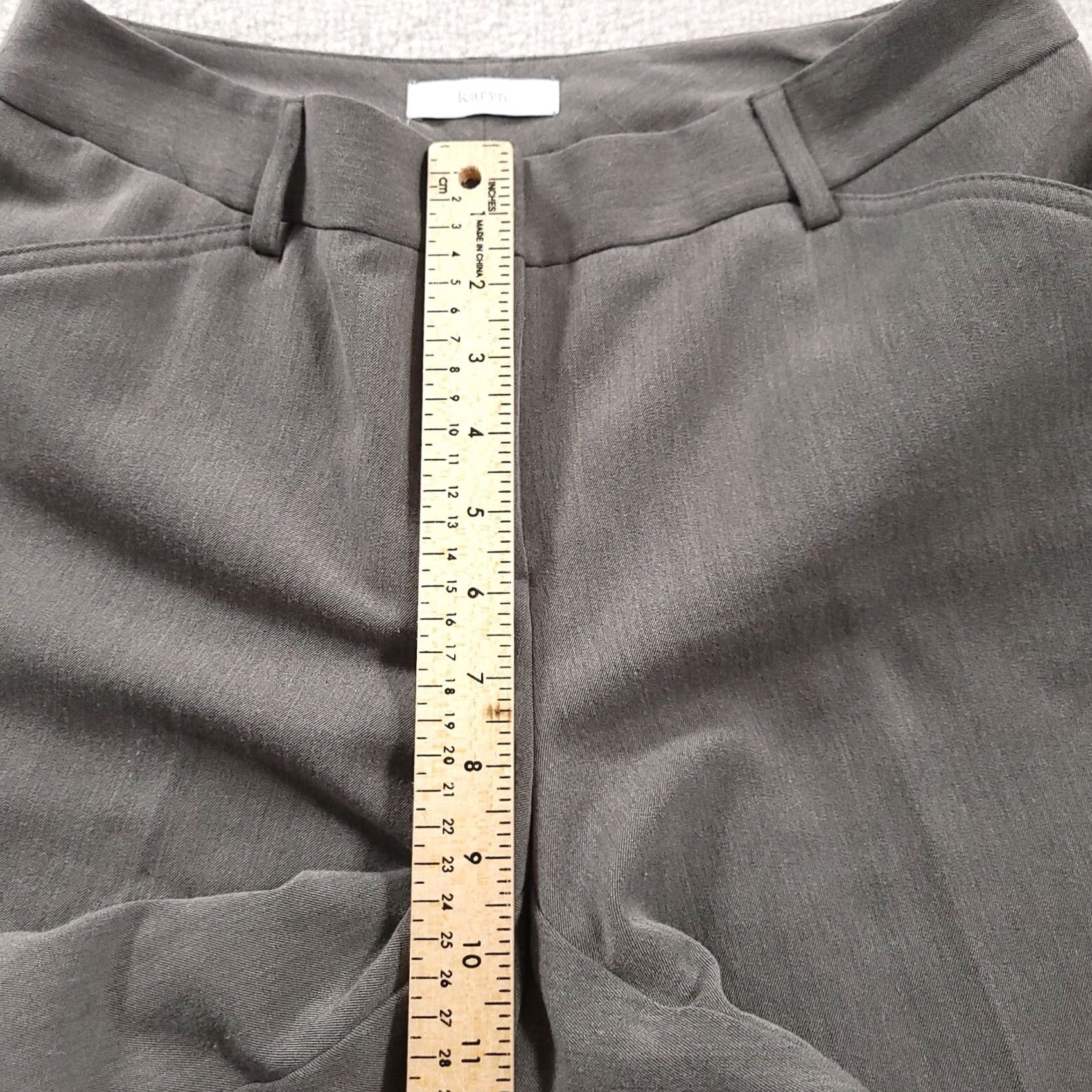 Vintage JH Collectibles Pants Gray Dress Size 6P Tapered Leg Size 28" / US 6 / IT 42 - 7 Thumbnail