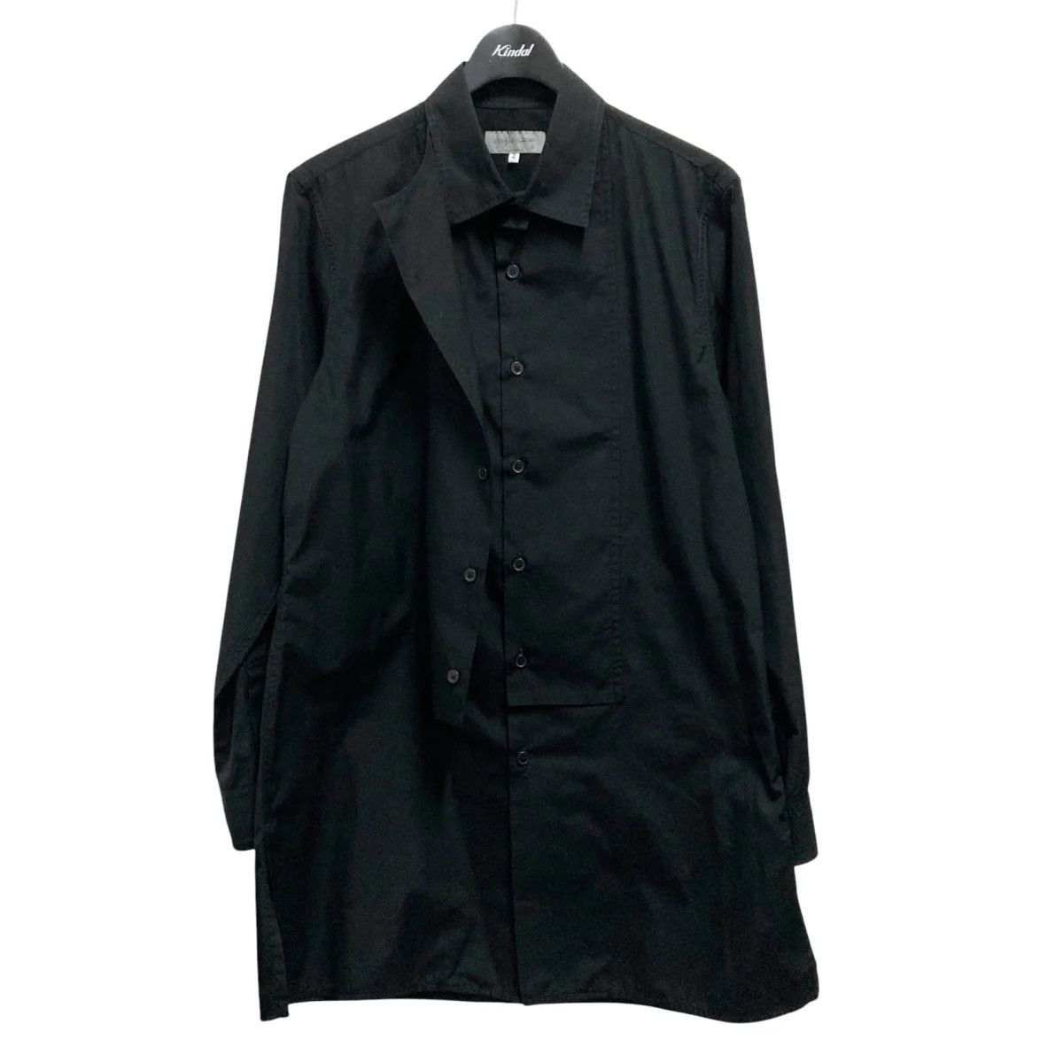 Yohji Yamamoto Yohji Yamamoto pour homme/black/long sleeve/shirt Size US M / EU 48-50 / 2 - 1 Thumbnail
