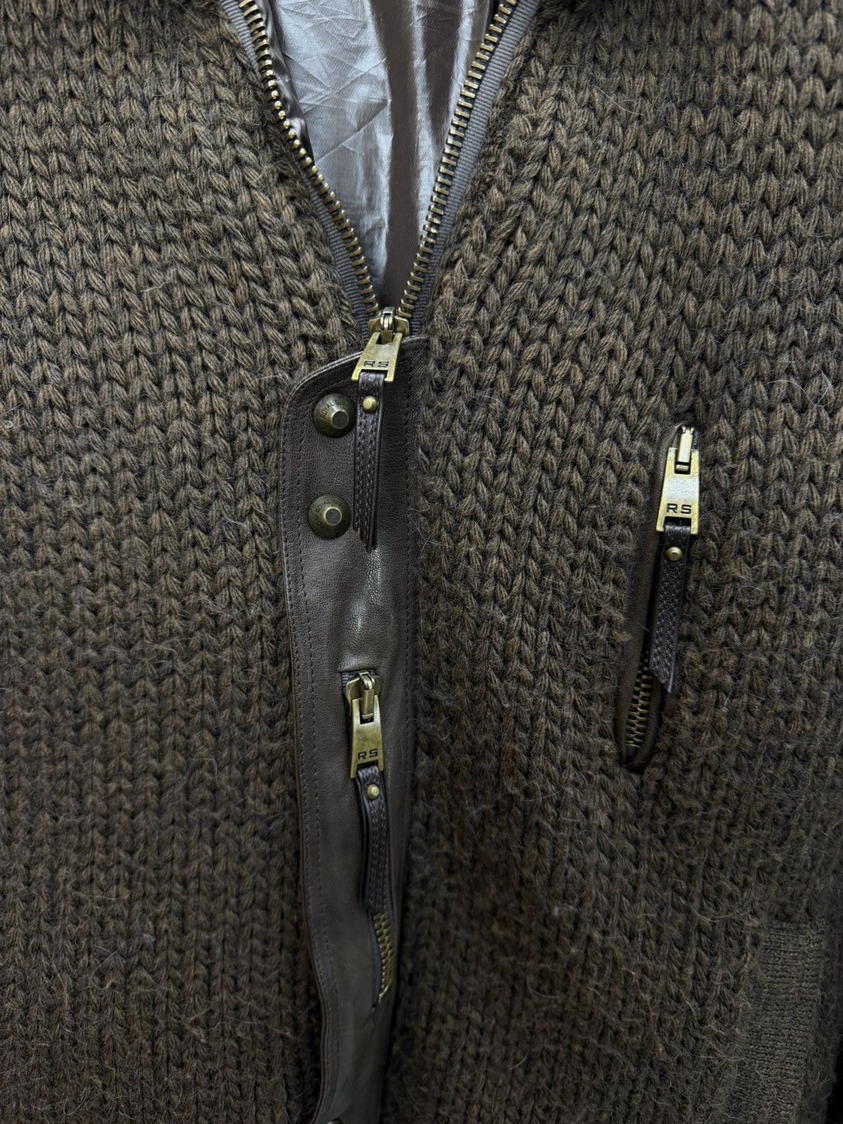 Other Royal Sunday Alpaca Wool Knit Jacket Brown Size 48 Size US M / EU 48-50 / 2 - 6 Thumbnail