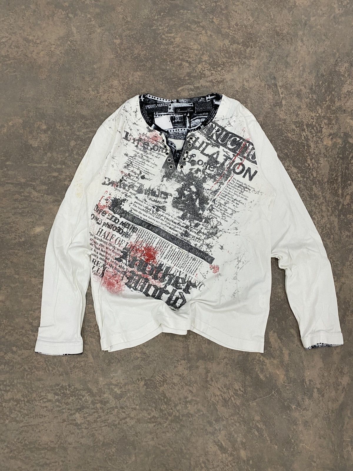 Hysteric Glamour Beaumont Carr Poem Wording Punk Lgb Grunge Ls Size US S / EU 44-46 / 1 - 1 Thumbnail