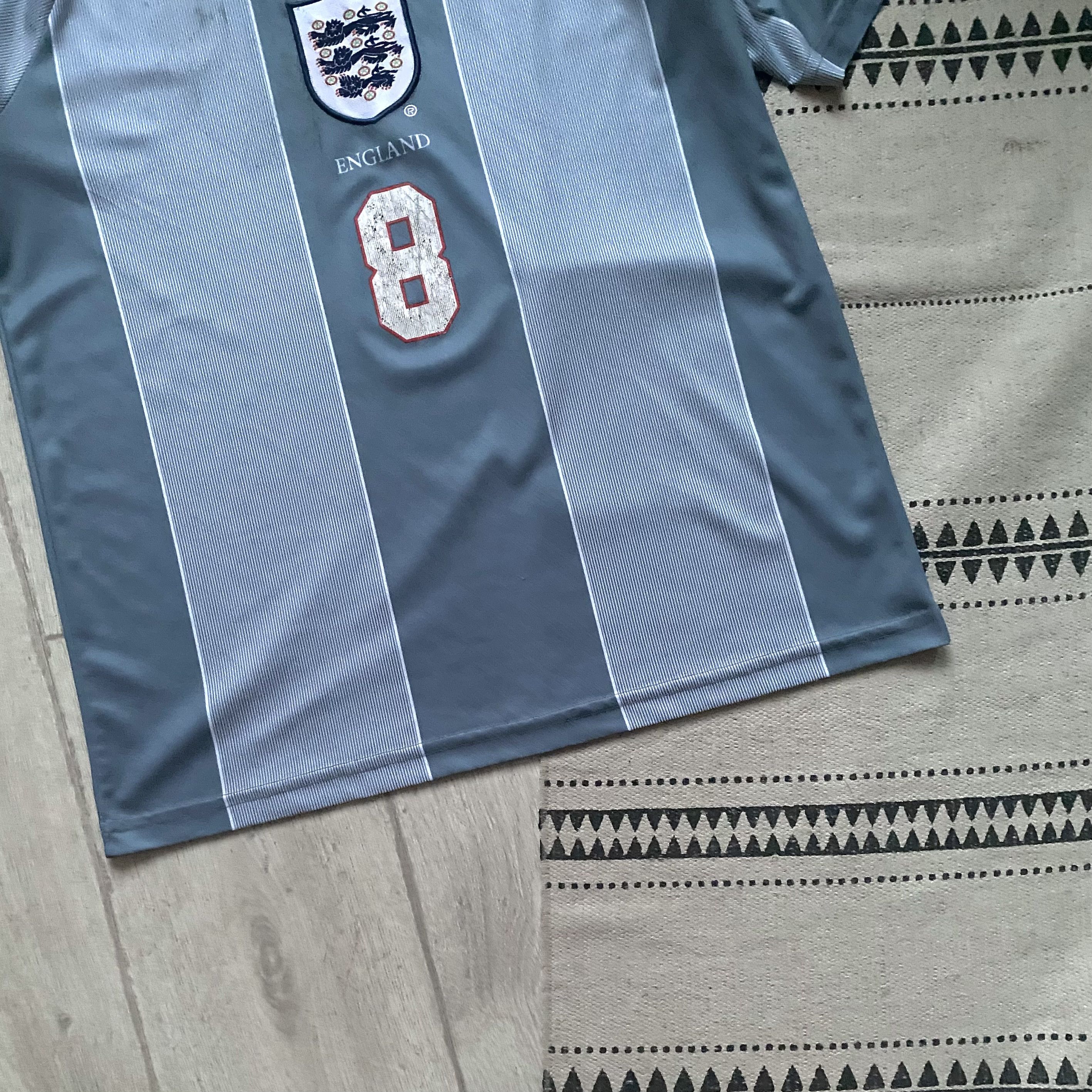 Umbro ⚽️ Vintage 96s Umbro Gascoigne England jersey #8 Soccer Size US L / EU 52-54 / 3 - 5 Thumbnail
