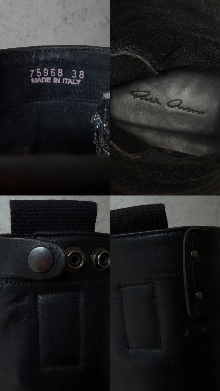 Rick Owens RICK OWENS - SS26 GABE LEATHER KNEE HIGH Size US 8 / IT 38 - 8 Thumbnail