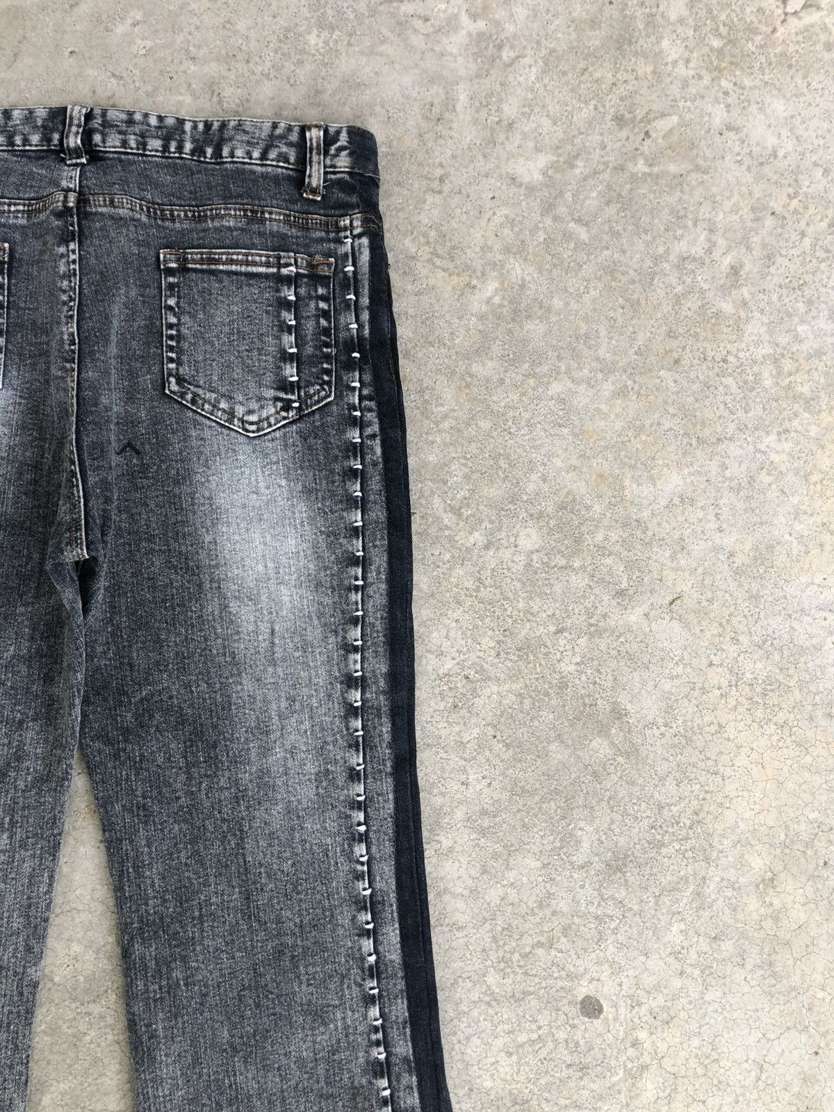 If Six Was Nine Japanese Nouvo Flared Jeans Distressed Jeans Size US 30 / EU 46 - 10 Thumbnail