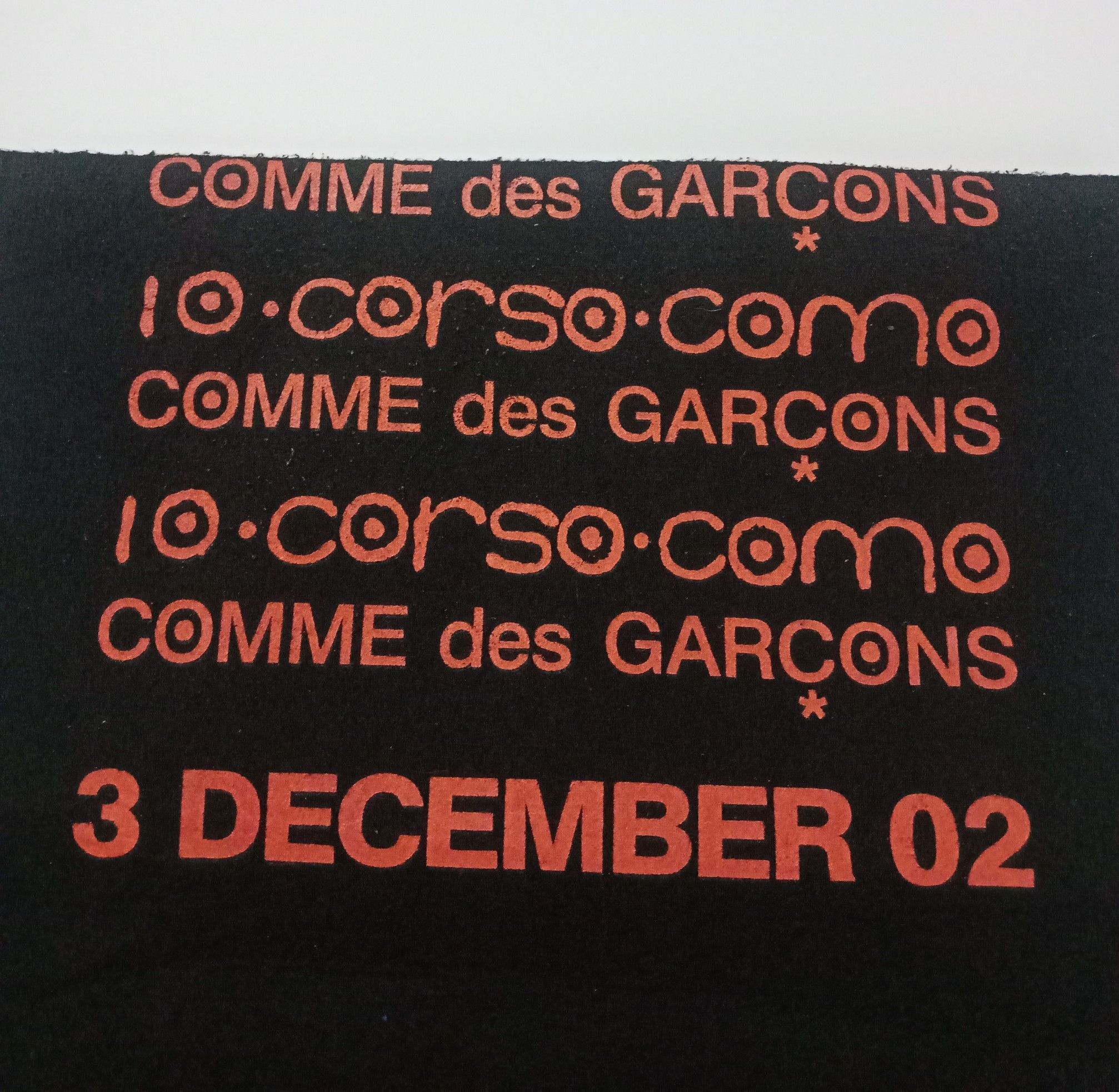10 Corso Como × Comme des Garcons CDG 10 Corso Como Grace 30th Years at Vogue #A Size ONE SIZE - 3 Thumbnail