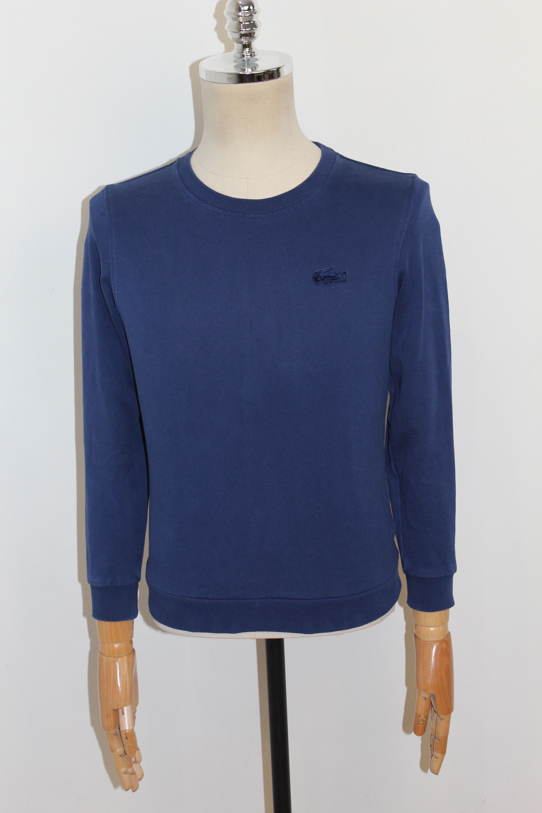 Lacoste Women's Lacoste Live Blue Jumper Sweater Size S / US 4 / IT 40 - 2 Thumbnail