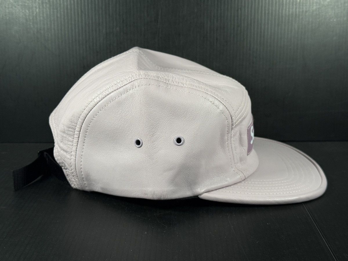 Supreme SUPREME FW15 LEATHER 5-PANEL CAMP CAP LIGHT PURPLE BNWT Size ONE SIZE - 2 Thumbnail