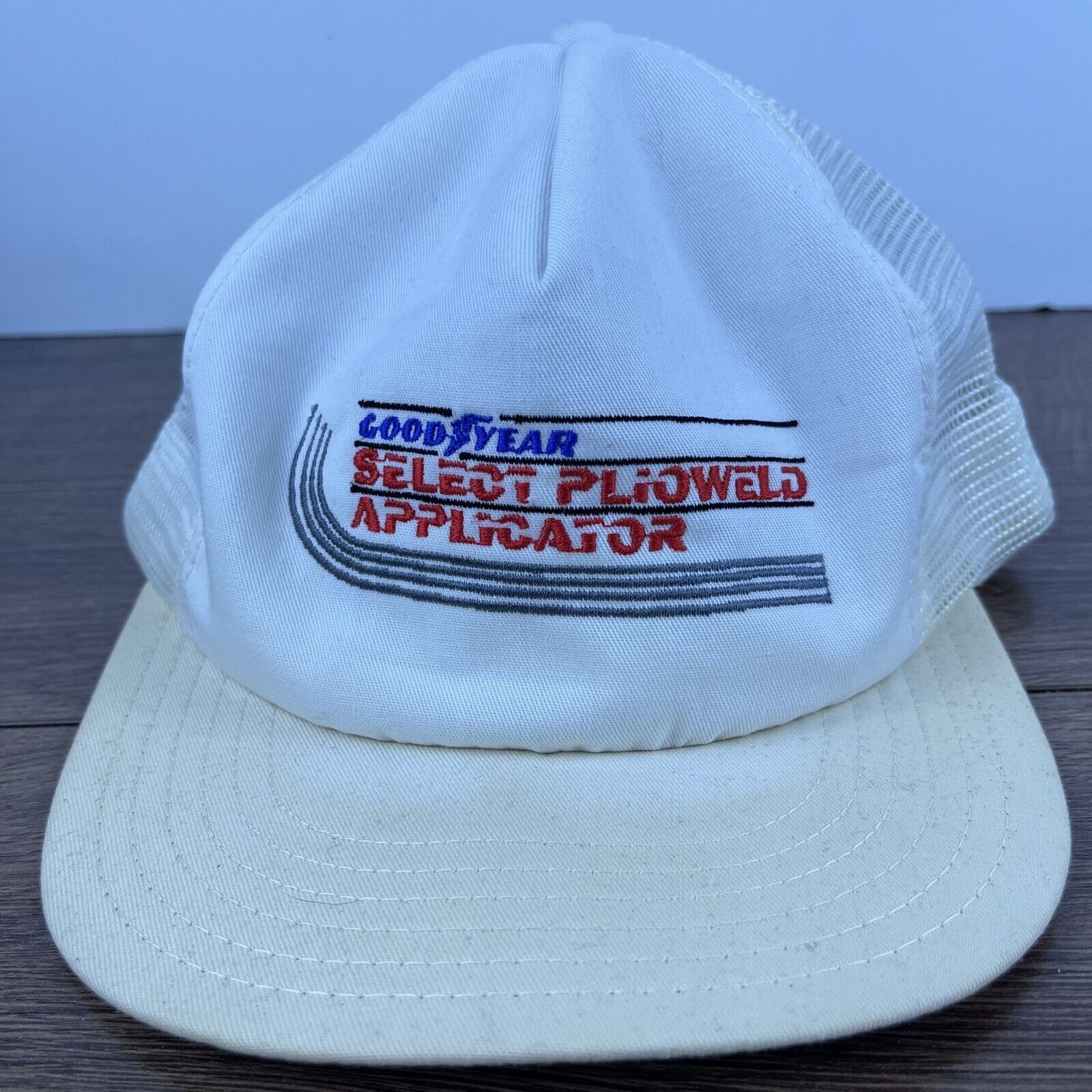 Other Goodyear Select Plioweld Snapback White Adjustable Hat Adult Size ONE SIZE - 1 Thumbnail