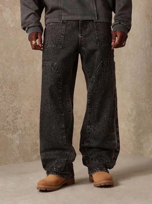 Japanese Brand Skater Baggy Vintage 90s Jeans Denim Size US 32 / EU 48 - 4 Thumbnail