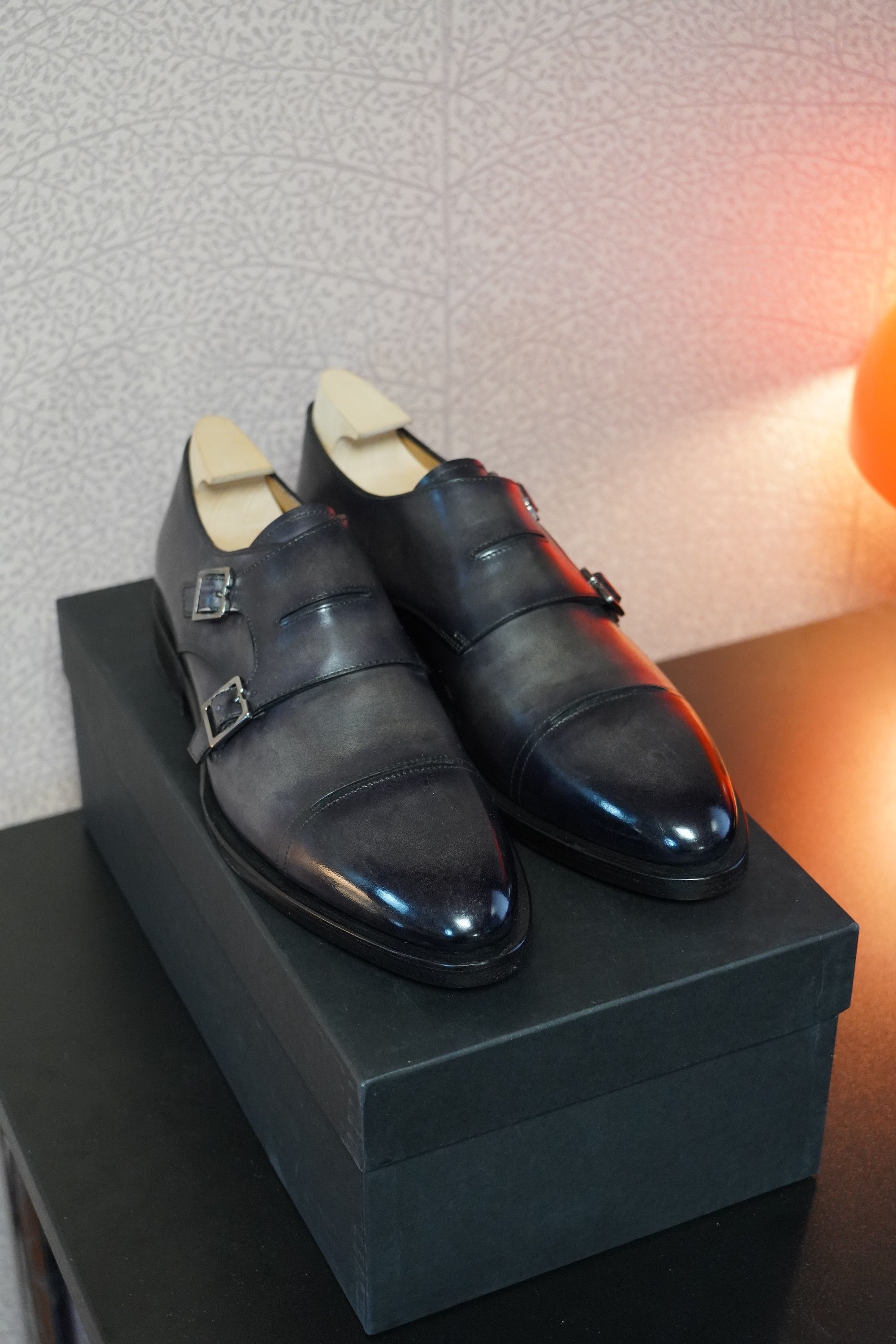 Berluti Berluti Equilibre Double Monk Strap Shoes Venezia Leather Size US 9 / EU 42 - 1 Thumbnail