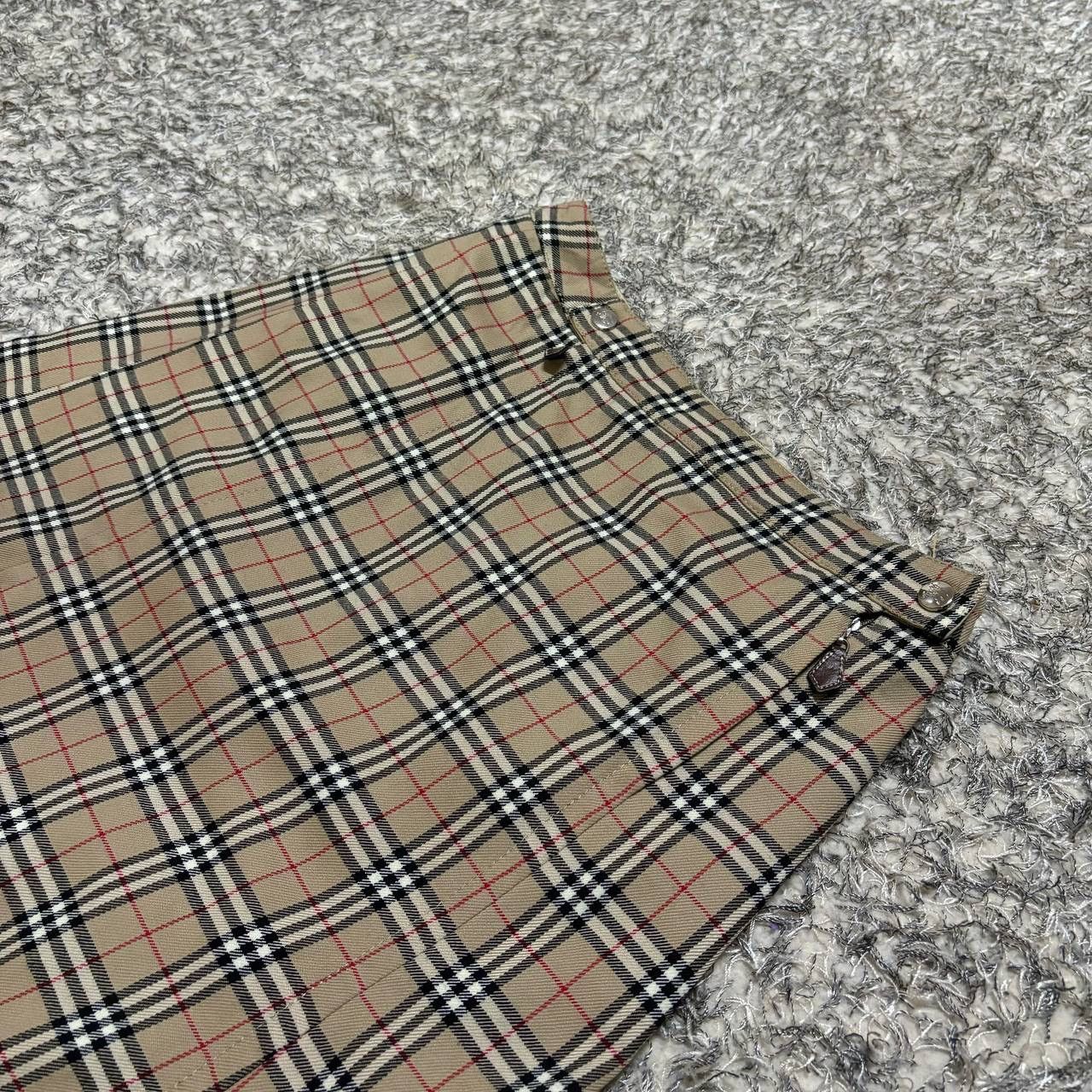 Burberry Burberry Blue Label Nova Check Mini Skirt | Wool Blend | 36 Size 27" / US 4 / IT 40 - 3 Thumbnail