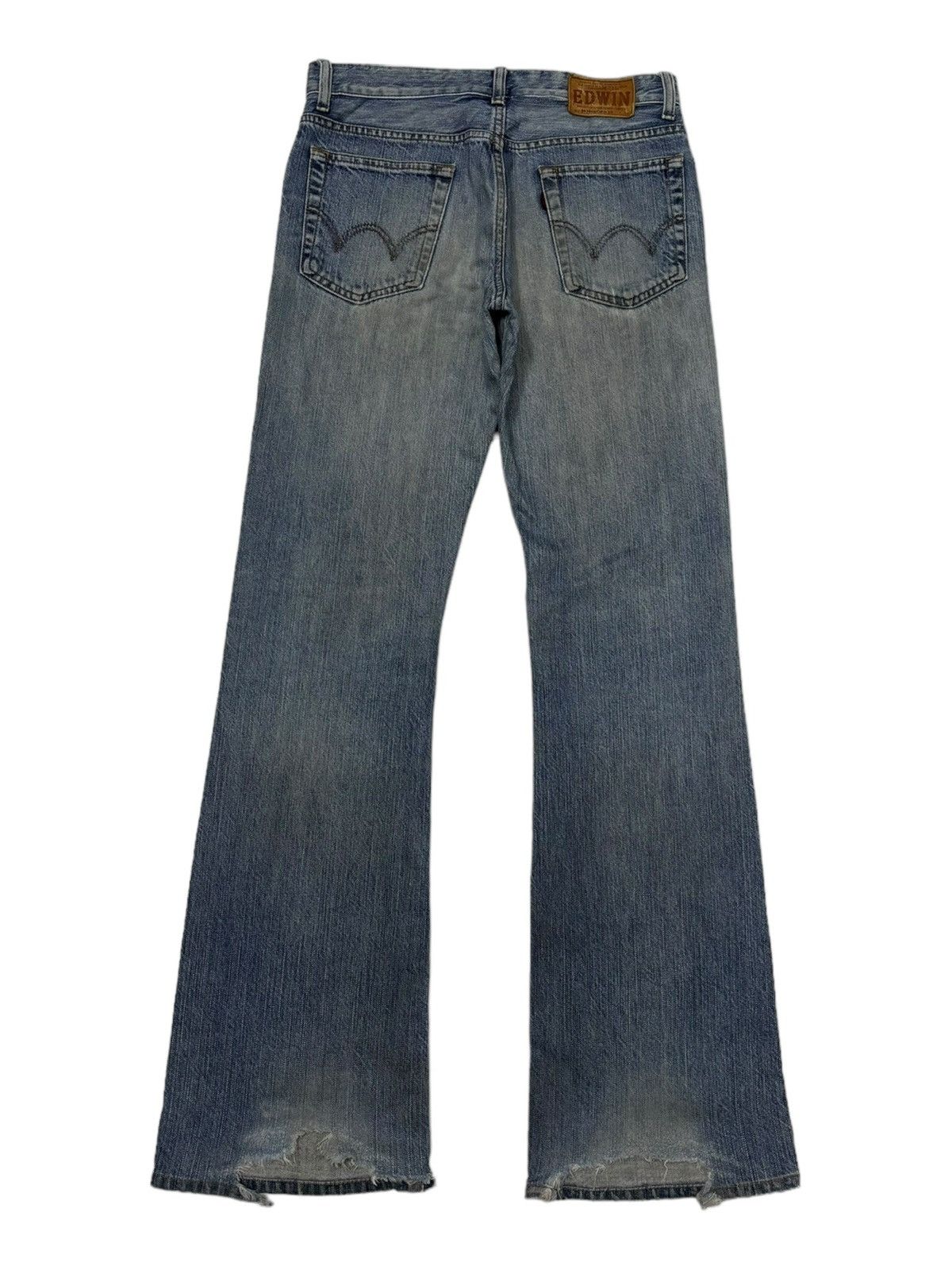 Edwin EDWIN REBEL BOOTCUT DISTRESSED FLARE DENIM JEANS Size US 29 - 4 Thumbnail