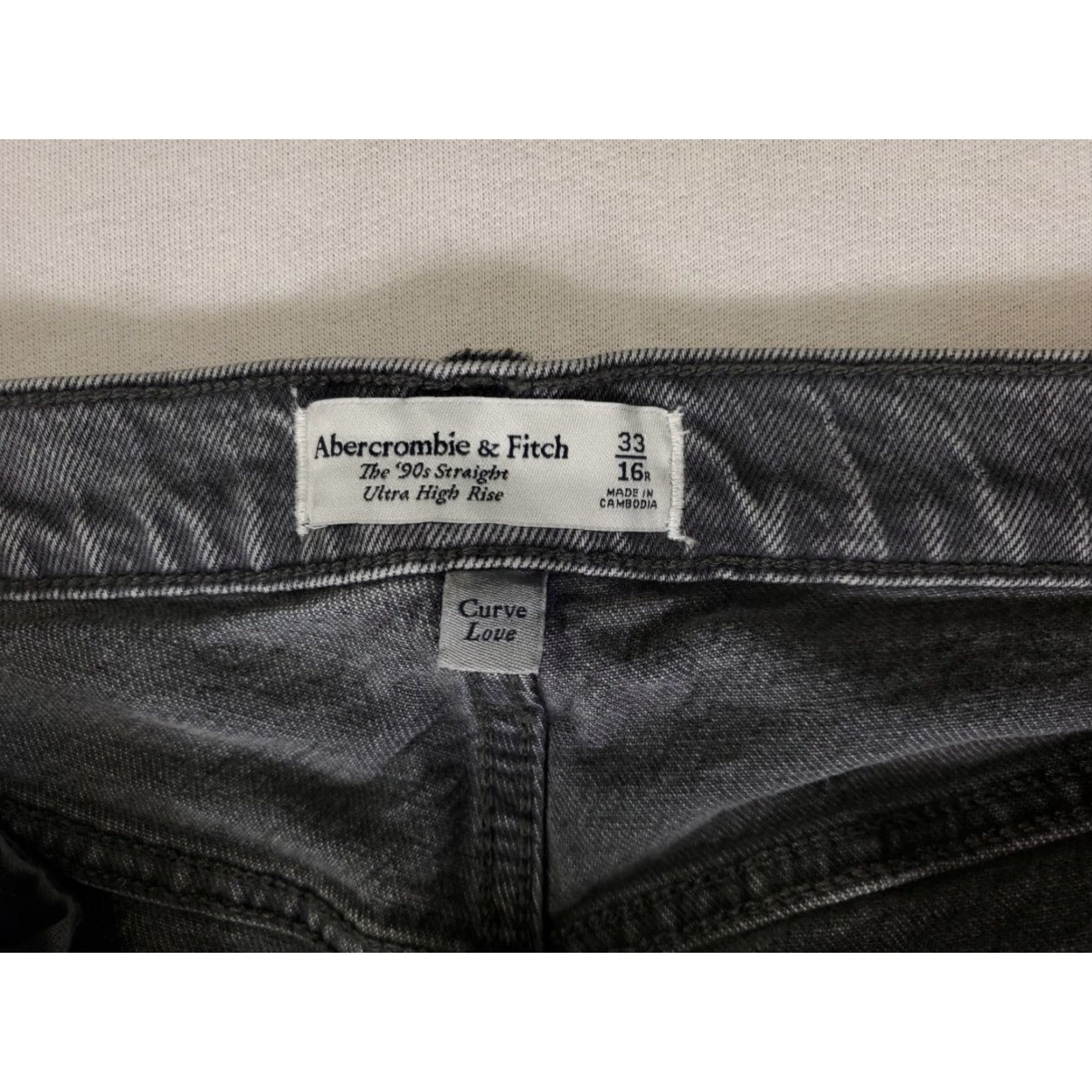 Abercrombie & Fitch Abercrombie & Fitch Jeans 90s Gray Womens 36 x 30 Plus Inseam 30 Straight Jeans Womens Mens? Size 25" / US 0 / IT 36 - 5 Thumbnail